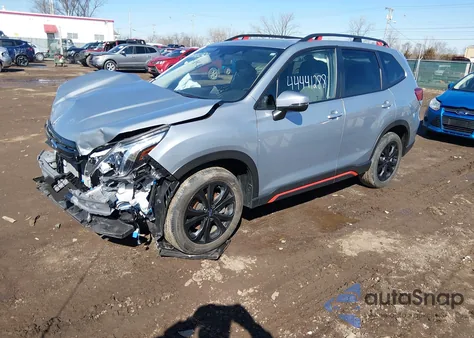 2023 Subaru Forester Sport из США, поврежденный, VIN JF2SKAJC8PH463468